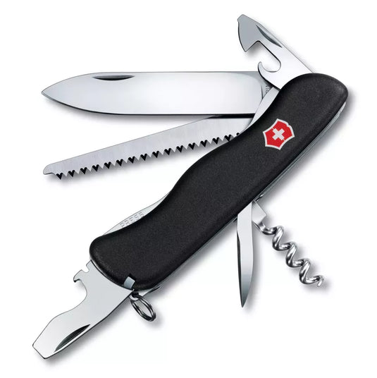 Cutit briceag, 12 functii, lemn de maslin, VICTORINOX FORESTER 0.8363.3