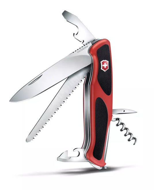 Briceag multifunctional, 12 functii, VICTORINOX RANGER 55 GRIP 0.9563.C