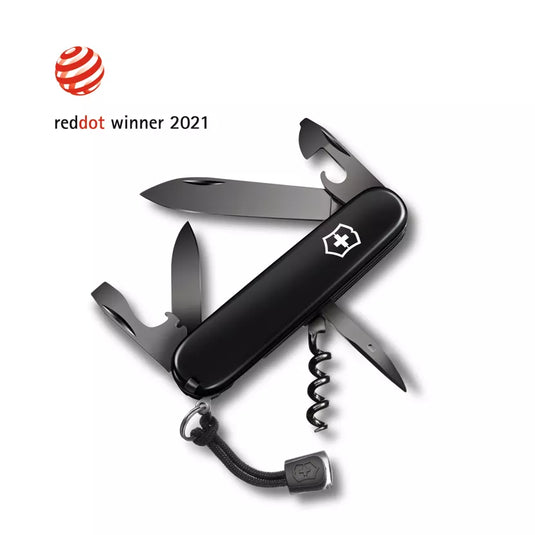 Cutit briceag, 12 functii, VICTORINOX SPARTAN BLACK 1.3603.31P