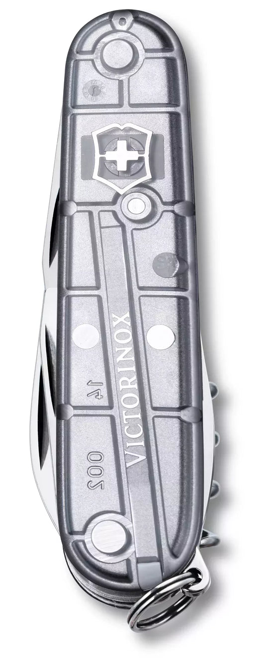 Cutit briceag, 12 functii, VICTORINOX SPARTAN TRANSPARENT SILVER 1.3603.T7