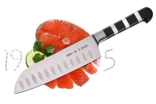 Cutit Santoku, lama cu alveole, 18 cm, F. DICK 1905 8.1942.18K