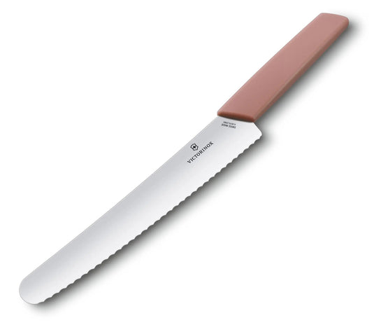 Cutit de panificatie, lama serata, 22 cm lungime, VICTORINOX SWISSMODERN ( 6.9073 / 6.9076 ))