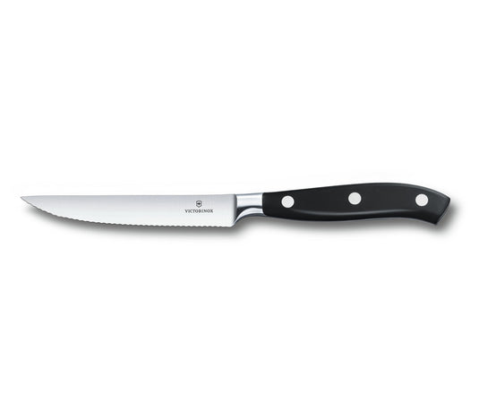 Cutit pentru friptura, Marele Maestru, lama dreapta zimtata 12 cm, VICTORINOX (7.7203.12WG)
