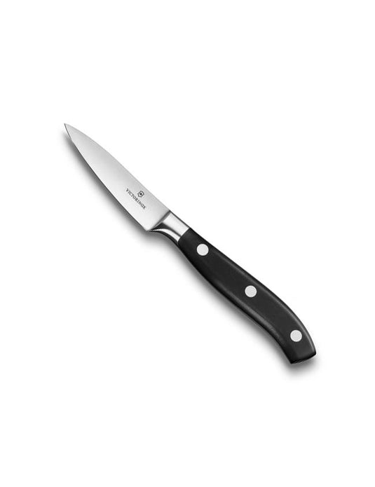 Cutit pentru decojit fructe si legume, Marele Maestru, lama dreapta 10 cm, VICTORINOX (7.7203)