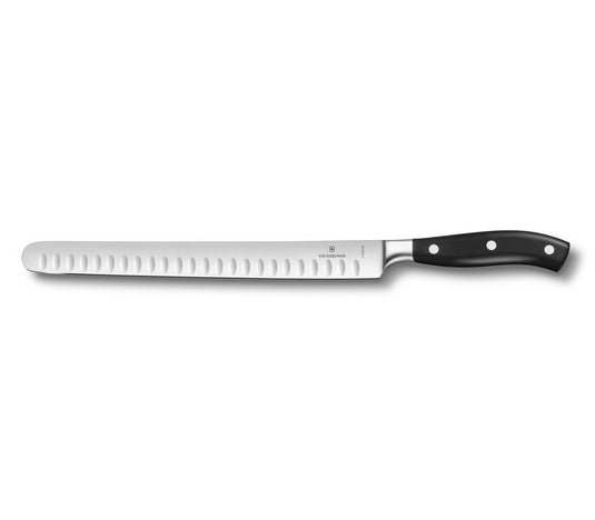 Cutit Marele Maestru, pentru feliat, lama dreapta, cu alveole, 26 cm, VICTORINOX (7.7223)