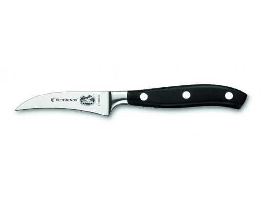 Cutit Marele Maestru, pentru decorat si decojit, lama curbata 8 cm, VICTORINOX (7.7303.08G)