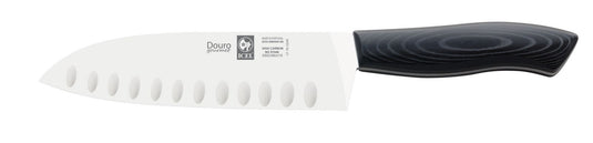 Cutitul Bucatarului Santoku, lama 18 cm, cu alveole, ICEL DOURO GOURMET ( DR85000 )