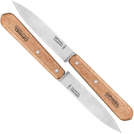 Set 2 cutite de masa, lama 10 cm, Opinel No. 102 Carbon ( 001222 )