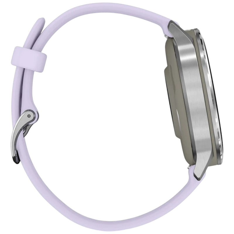 Încărcați imaginea în vizualizatorul Galerie, GARMIN - VENU 4 41MM SMARTWATCH CU GPS ȘI AMOLED - SILVER CU CUREA DE SILICON PERIWINKLE
