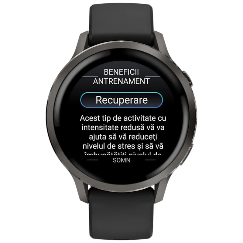 Încărcați imaginea în vizualizatorul Galerie, GARMIN - VENU 4 41MM SMARTWATCH CU GPS ȘI AMOLED - GRI ARDEZIE CU CUREA DIN SILICON NEGRU
