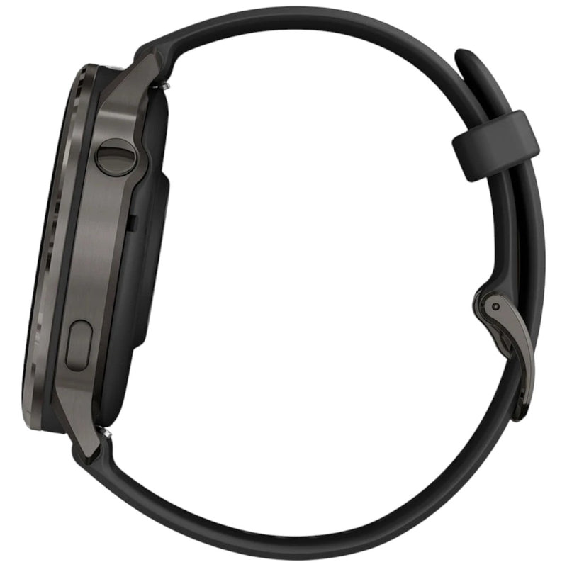 Încărcați imaginea în vizualizatorul Galerie, GARMIN - VENU 4 45MM SMARTWATCH CU GPS ȘI AMOLED - GRI ARDEZIE CU CUREA DIN SILICON NEGRU
