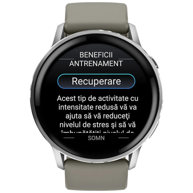 Încărcați imaginea în vizualizatorul Galerie, GARMIN - VENU 4 45MM SMARTWATCH CU GPS ȘI AMOLED - SILVER CU CUREA DE SILICON SILVER GRAY
