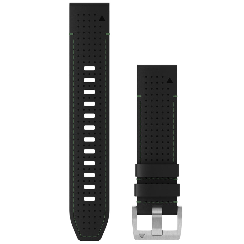 Încărcați imaginea în vizualizatorul Galerie, Curea piele - QuickFit 22 - MARQ 2 leather - black I green
