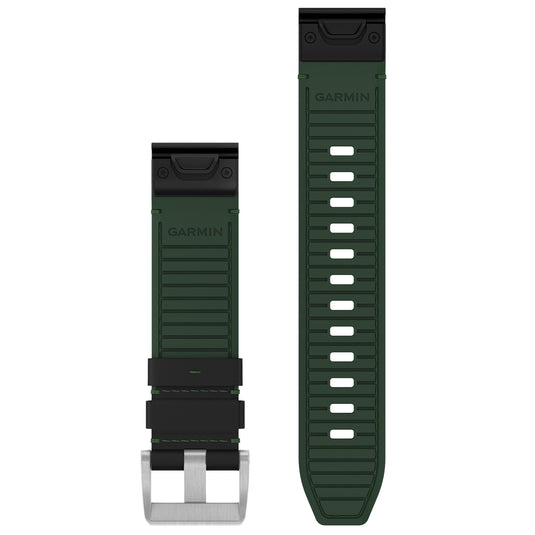 Curea piele - QuickFit 22 - MARQ 2 leather - black I green