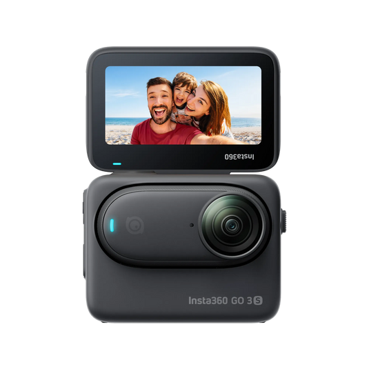 INSTA360 GO 3S – CAMERĂ ULTRA-COMPACTĂ 4K PENTRU CREATORI - EDITIE STANDARD - 128GB NEAGRA