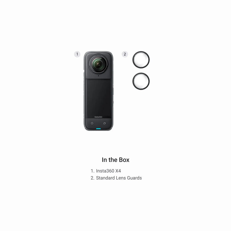 Încărcați imaginea în vizualizatorul Galerie, Camera video sport 8K 360 - X4 - Standard Bundle
