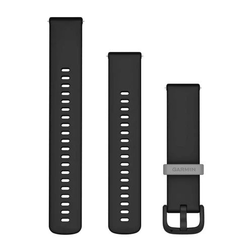 Curea silicon - Quick Release 20 - Negru