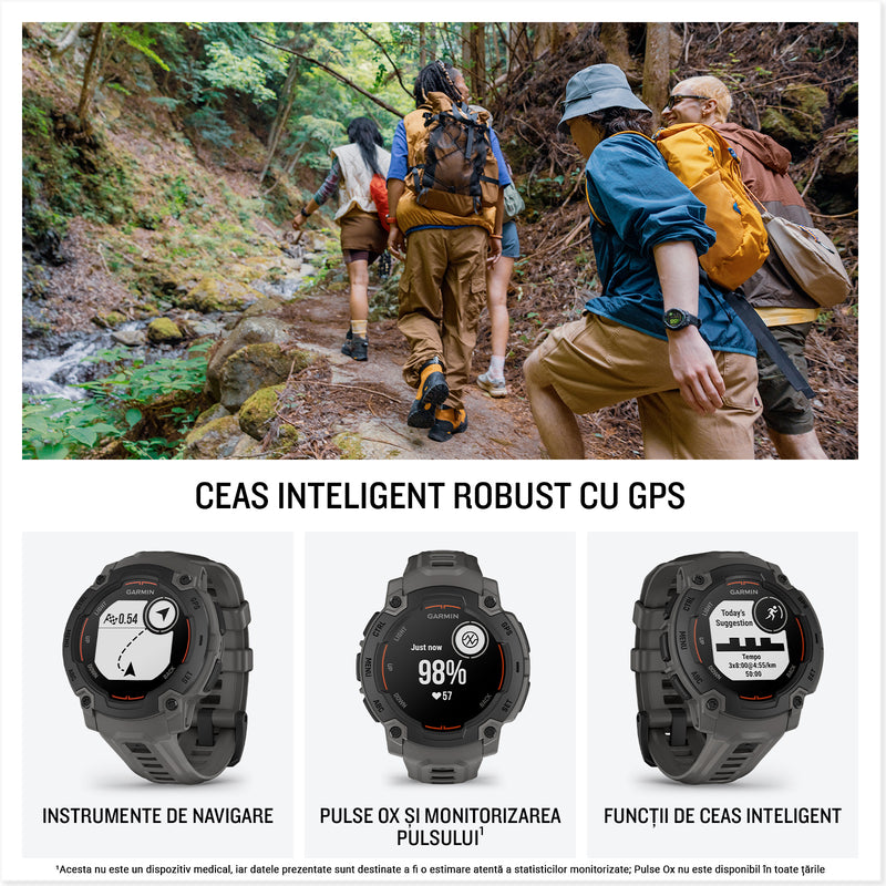 Încărcați imaginea în vizualizatorul Galerie, Instinct E - 45 mm negru - smartwatch robust cu GPS
