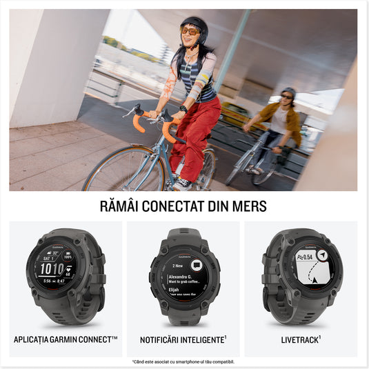 Instinct E - 40 mm negru - smartwatch robust cu GPS