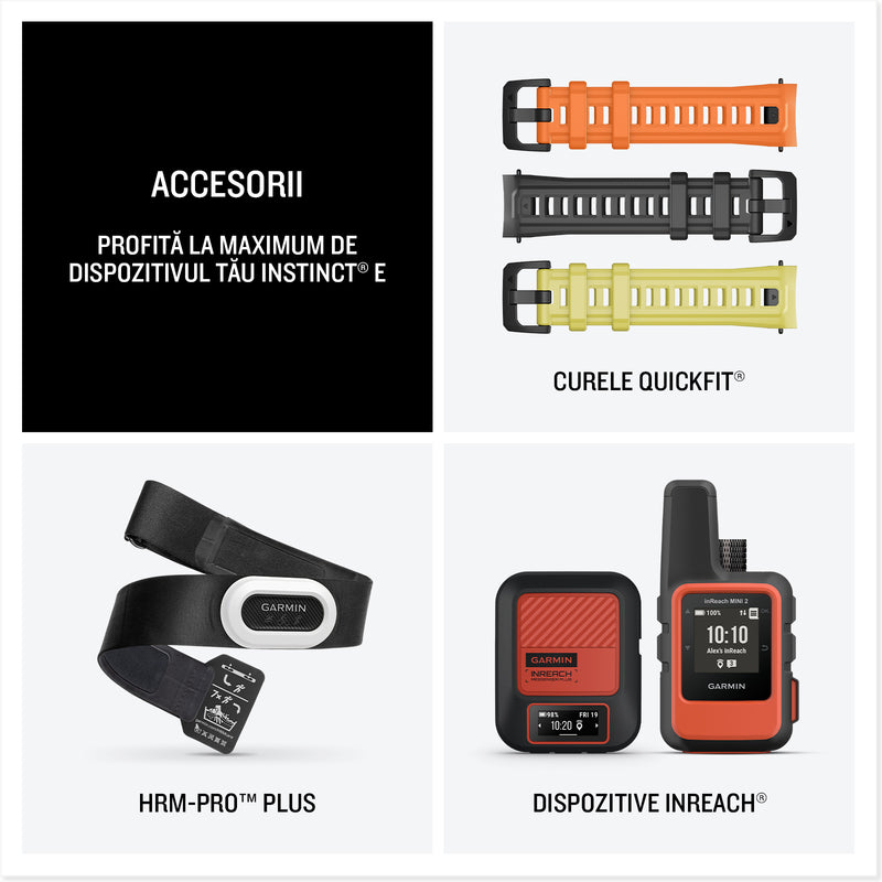 Încărcați imaginea în vizualizatorul Galerie, Instinct E - 45 mm galben Lime - smartwatch robust cu GPS
