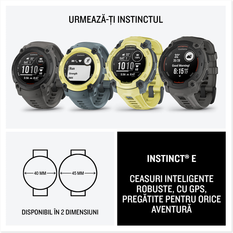 Încărcați imaginea în vizualizatorul Galerie, Instinct E - 45 mm galben Lime - smartwatch robust cu GPS
