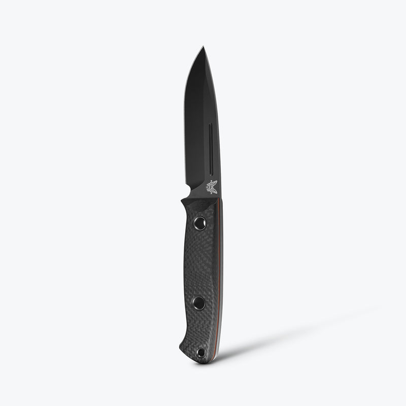 Load image into Gallery viewer, Cutit de bushcraft BENCHMADE Bushcrafter | Carbon Fiber | Drop-point 163BK
