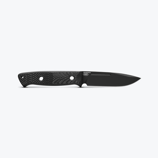 Cutit de bushcraft BENCHMADE Bushcrafter | Carbon Fiber | Drop-point 163BK