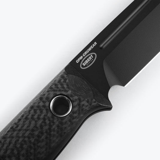 Cutit de bushcraft BENCHMADE Bushcrafter | Carbon Fiber | Drop-point 163BK