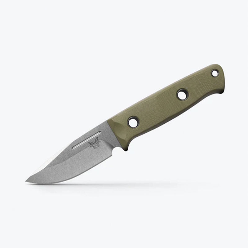 Load image into Gallery viewer, Cutit de bushcraft BENCHMADE Mini Bushcrafter | OD Green G10 | Drop-point 165-1
