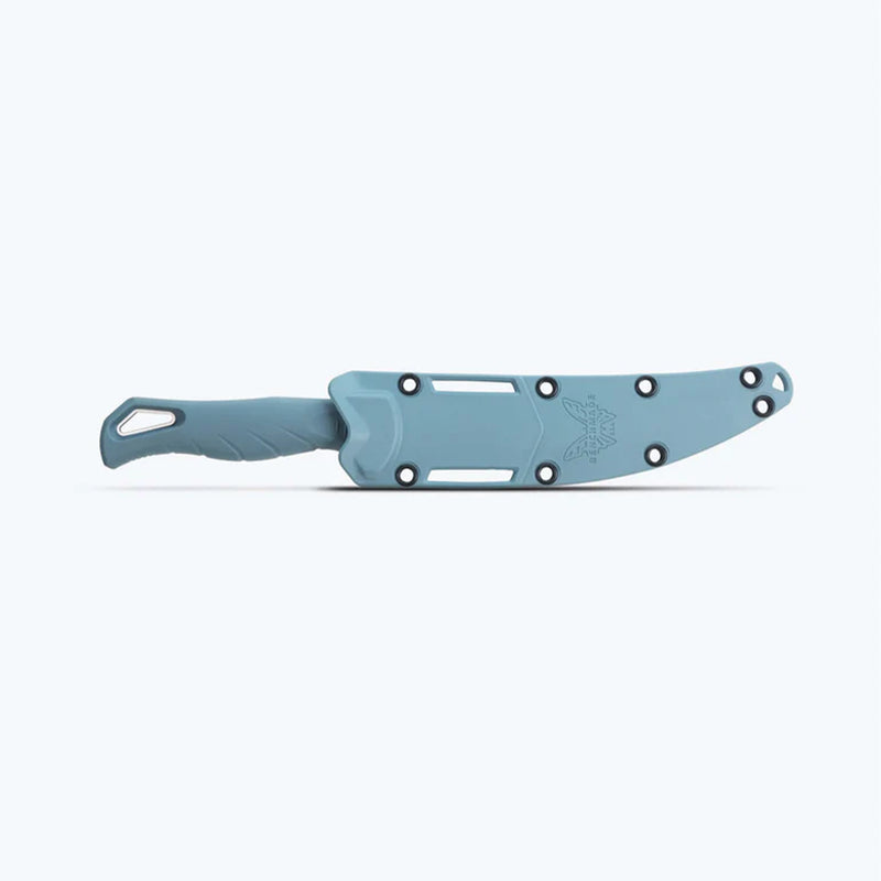 Încărcați imaginea în vizualizatorul Galerie, Cutit pentru filetat peste BENCHMADE Fishcrafter™ | Depth Blue Santoprene® | 5" Trailing point 18030
