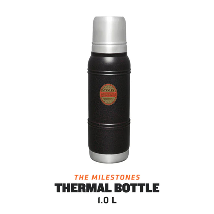 Termos 1.0L STANLEY Milestones 1920 Black Patina - EDITIE LIMITATA