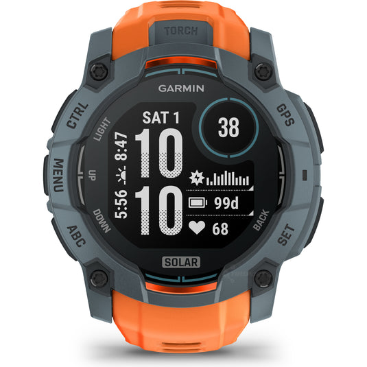 GARMIN INSTINCT 3 - 50 MM SOLAR ALBASTRU TWILIGHT - SMARTWATCH ROBUST CU GPS