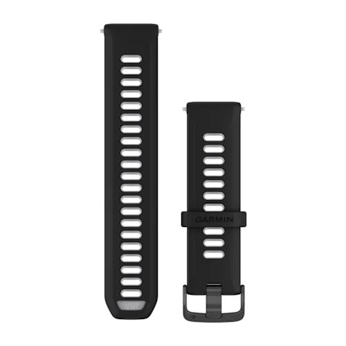 Încărcați imaginea în vizualizatorul Galerie, Curea silicon - Quick Release 22 - Negru I Whitestone transparent cu Carcasa slate
