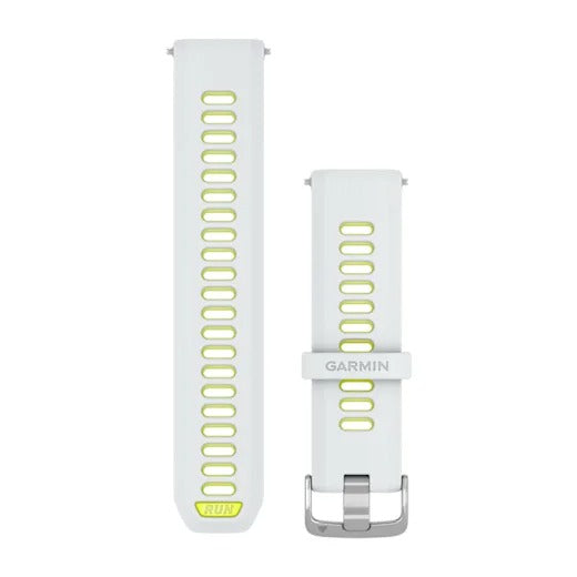 Load image into Gallery viewer, Curea silicon - Quick Release 22 - Alb ceramic I Amp Yellow transparent cu Hardware argintiu

