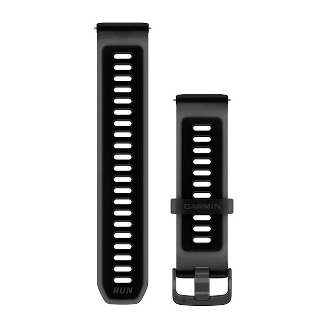 Încărcați imaginea în vizualizatorul Galerie, Curea silicon - Quick Release 22 - Negru translucid I Negru cu carcasa slate
