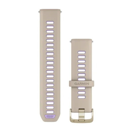 Încărcați imaginea în vizualizatorul Galerie, Curea silicon - Quick Release 22 - French Grey I Indigo transparent cu Componente Soft Gold
