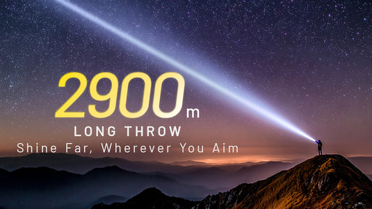 Lanternă Profesională NITECORE P40, USB-C, 2000 Lumeni, 2900 Metri