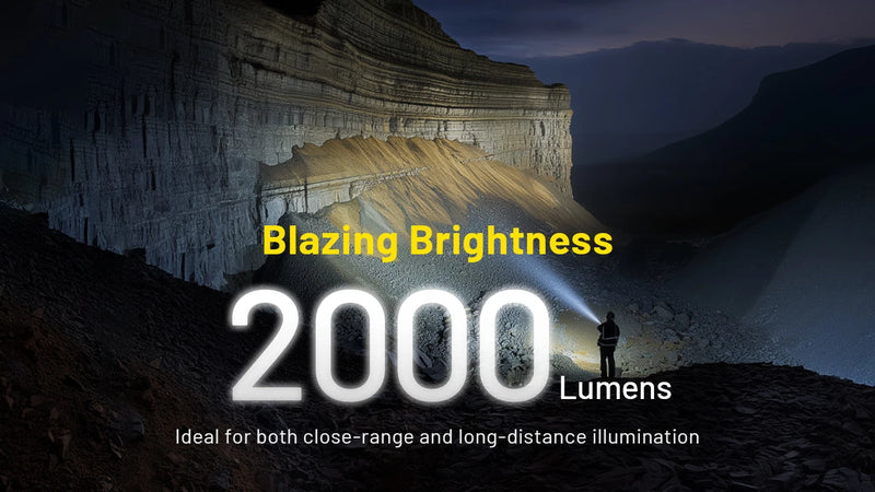 Load image into Gallery viewer, Lanternă Profesională NITECORE P40, USB-C, 2000 Lumeni, 2900 Metri
