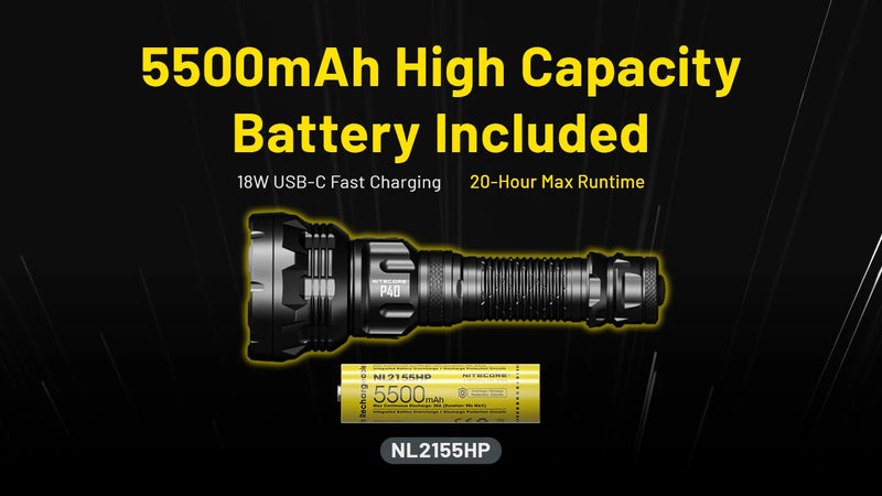 Load image into Gallery viewer, Lanternă Profesională NITECORE P40, USB-C, 2000 Lumeni, 2900 Metri
