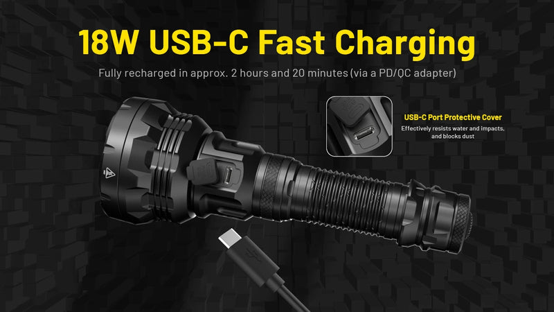 Load image into Gallery viewer, Lanternă Profesională NITECORE P40, USB-C, 2000 Lumeni, 2900 Metri
