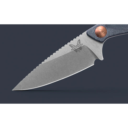 Cutit BENCHMADE Dacian™ | Blue Denim Micarta | Spear Point 203