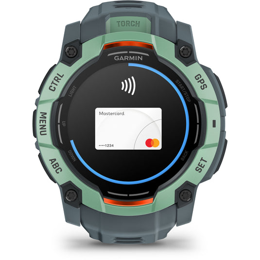 Ceas Garmin - INSTINCT 3 - 50 MM AMOLED VERDE NEO TROPIC - SMARTWATCH ROBUST CU GPS