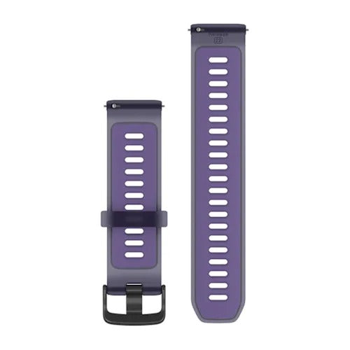 Curea silicon - Quick Release 22 - Mov imperial translucid I Indigo cu carcasa slate