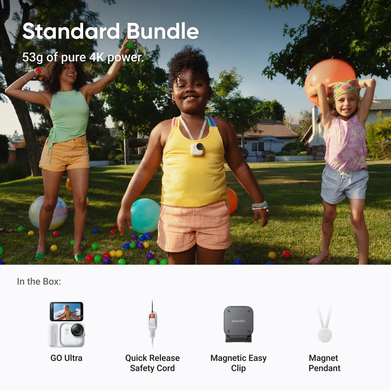 Load image into Gallery viewer, INSTA360 GO ULTRA CAMERA VIDEO SPORT ULTRA-COMPACTA 4K - CREATOR BUNDLE - NEAGRA
