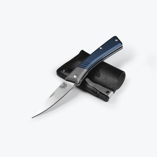 Briceag de buzunar BENCHMADE SUCCESSOR™ CRATER BLUE ALUMINUM | DROP-POINT 315