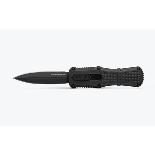 Briceag automat BENCHMADE Mini Claymore OTF | Black Grivory® | Dagger 3375GY