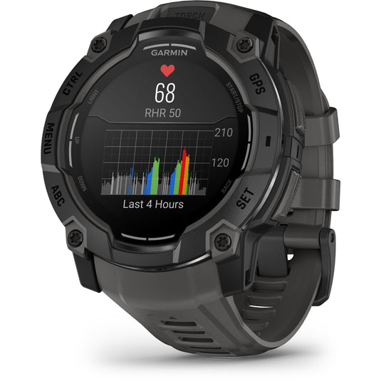 Ceas Garmin - INSTINCT 3 - 50 MM AMOLED NEGRU - SMARTWATCH ROBUST CU GPS