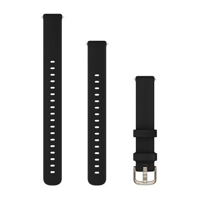 Curea silicon - Lily 2 - 14 mm - black | cream gold