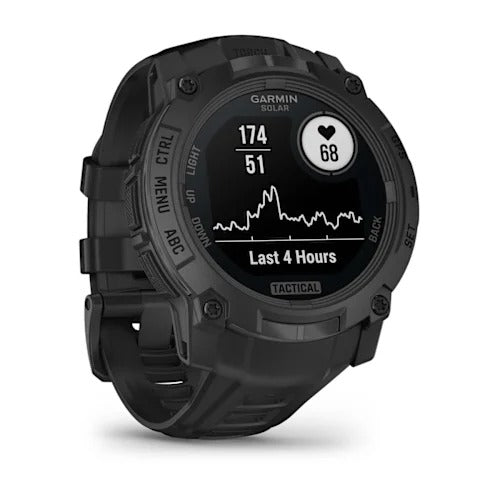 Instinct 3 - 50 mm SOLAR Tactical  - negru - smartwatch robust cu GPS