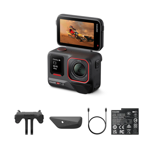 INSTA360 ACE PRO 2 – CAMERĂ DE ACȚIUNE PROFESIONALĂ 8K CU SENZOR 1/1.3″ ŞI LENTILĂ LEICA